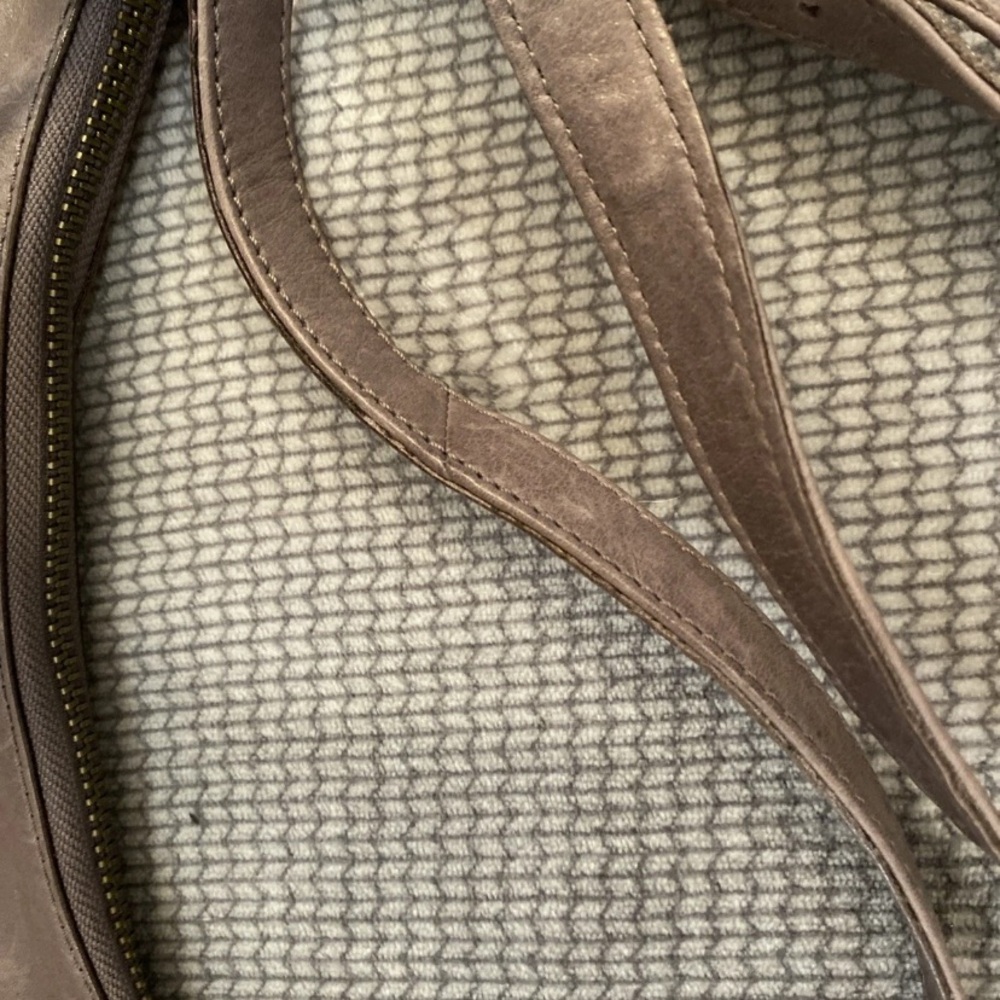 Frye Taupe Leather Crossbody Bag - Picture 6 of 10